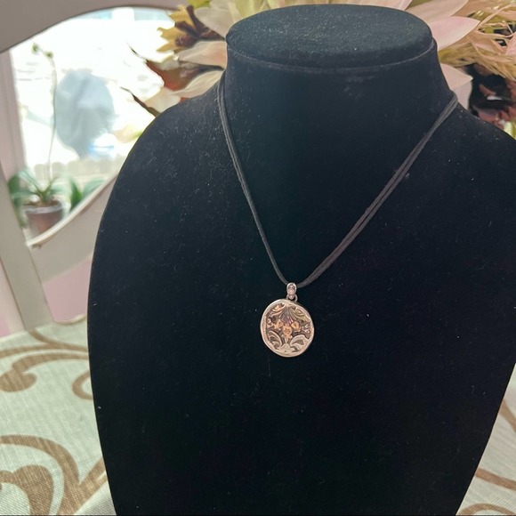 Brighton Reversible Circle Pendant Necklace - Picture 9 of 9